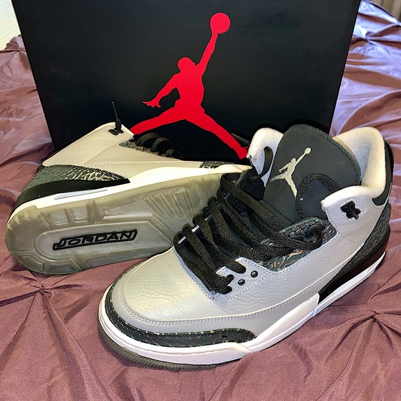 Jordan 3 Retro Wolf Grey Like New main image 5